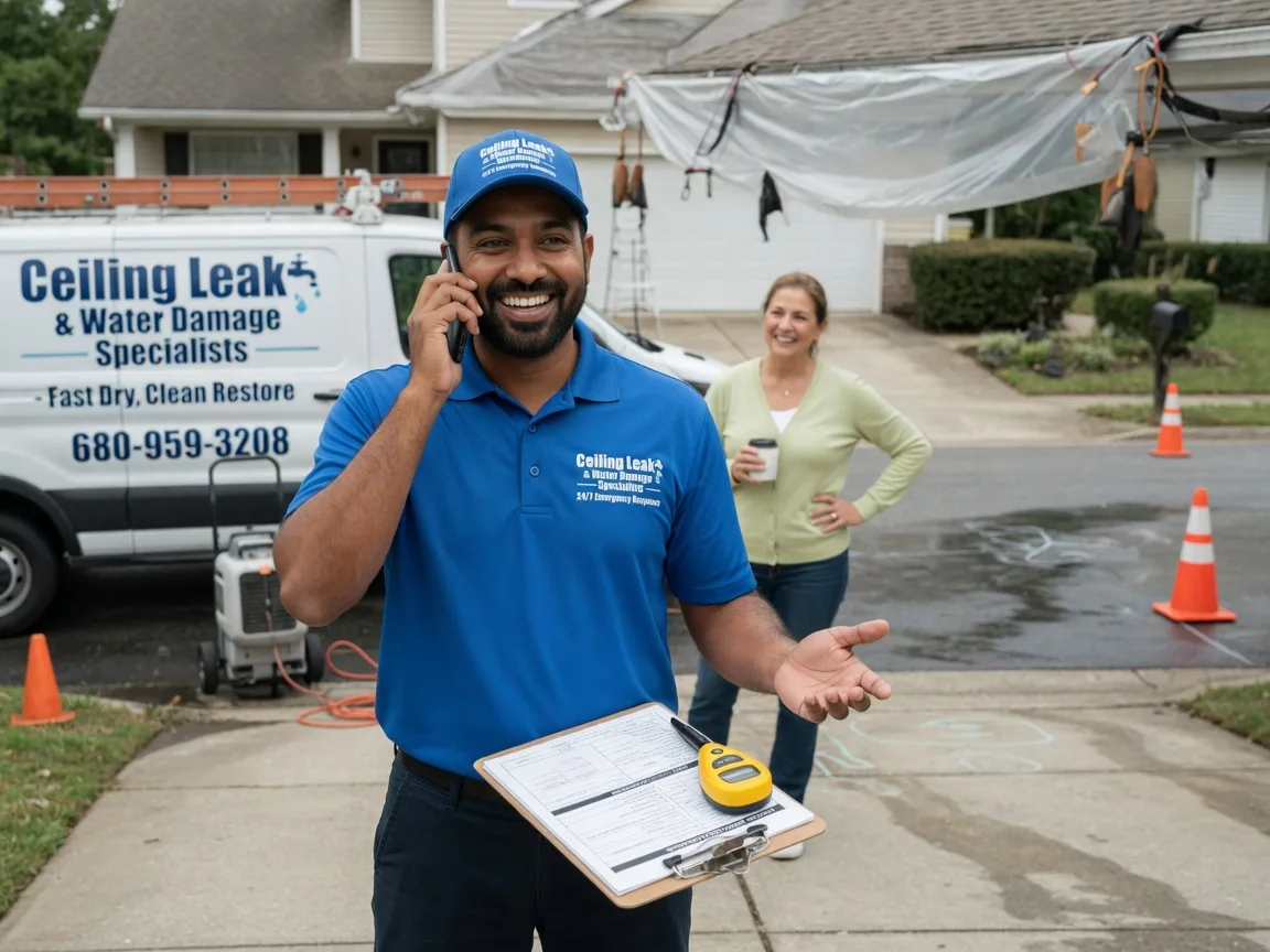 Ceiling Leak Cleanup Solsberry, IN FAQs